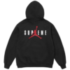 Supreme®/ Jordan® Hooded Sweatshirt Black